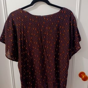 French connection geometric blouse